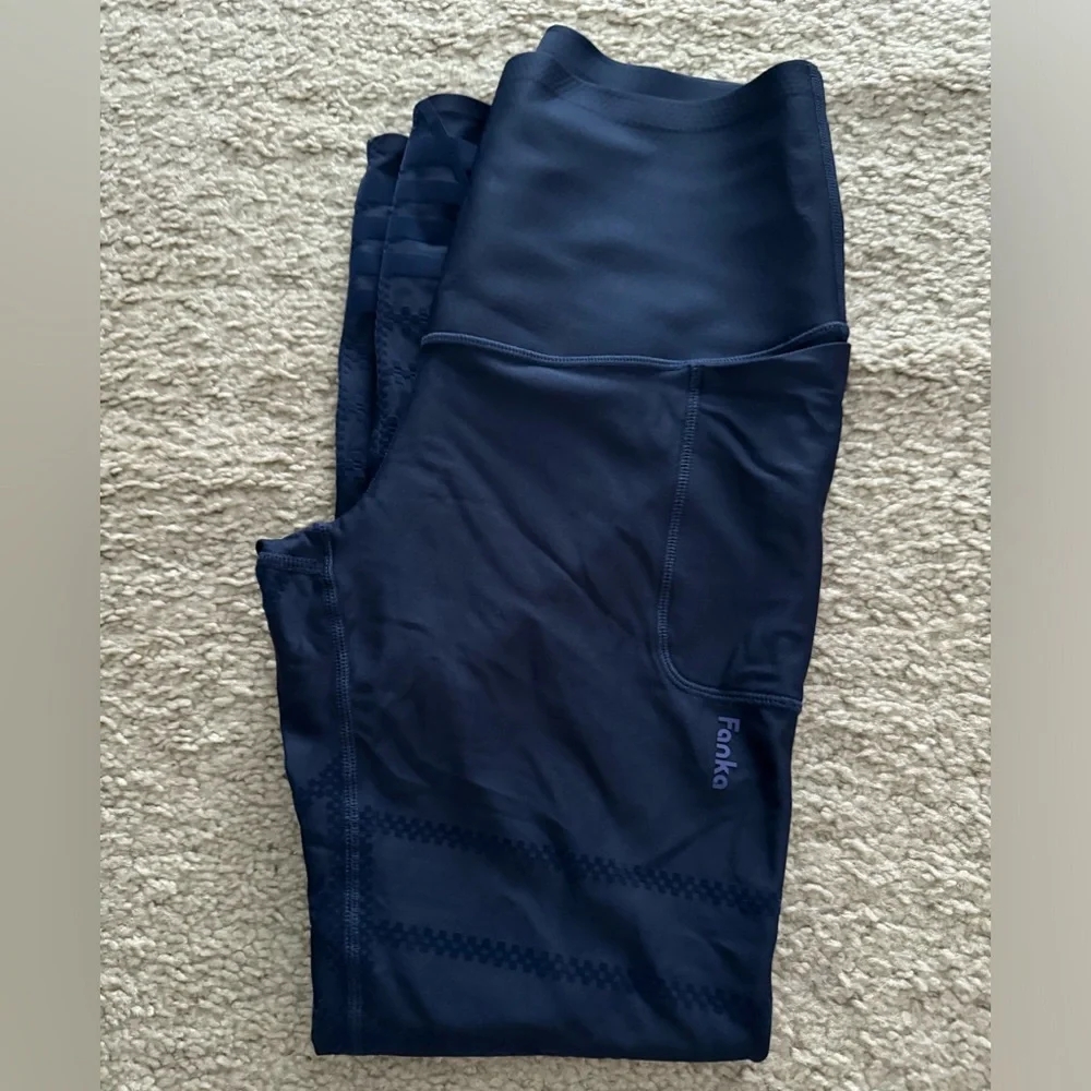 Fanka Women's Body Sculpt Recovery Leggings Navy Blue - Picture 9 of 10